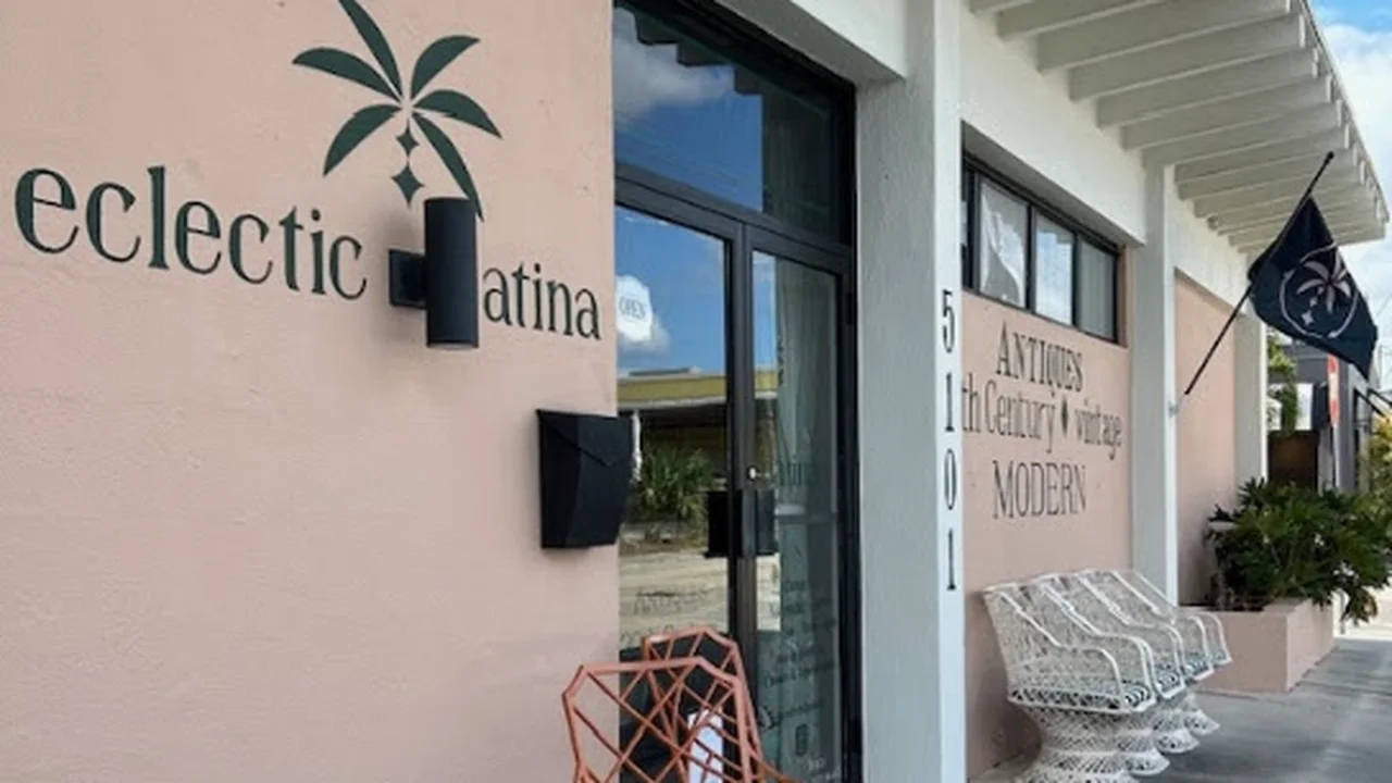Consignment store in West Palm Beach, Florida: eclectic patina
