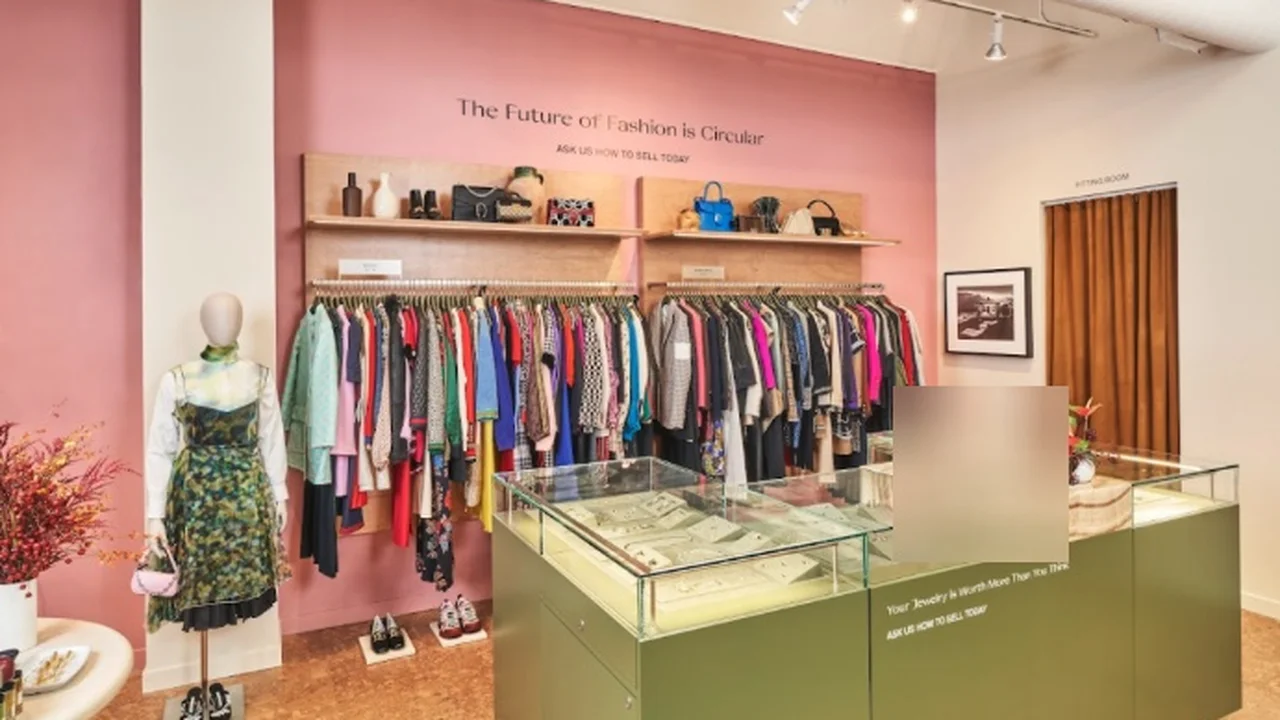 Consignment store in Santa Monica, California: The RealReal